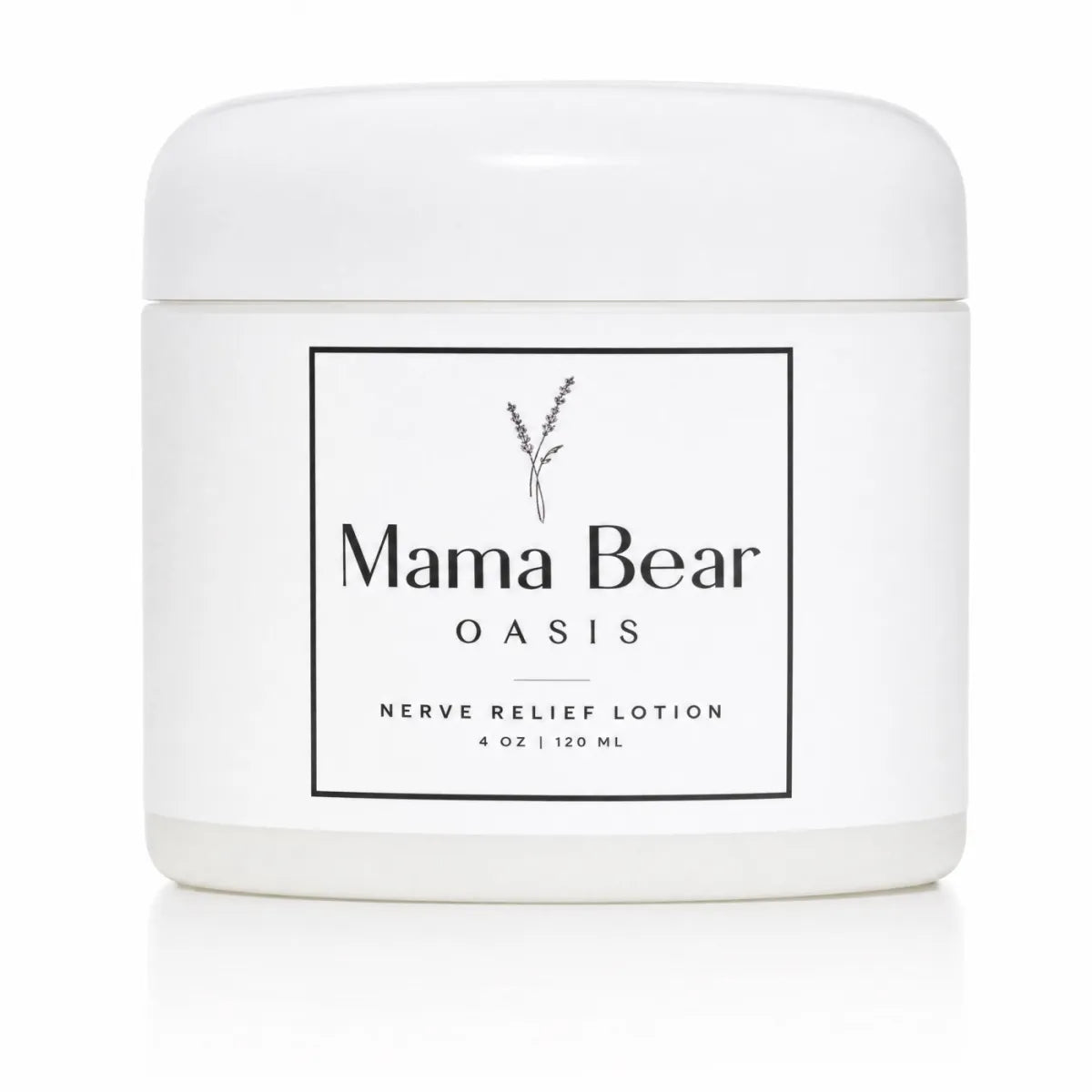 Crema de Magnesio Mama Bear, etiqueta frontal